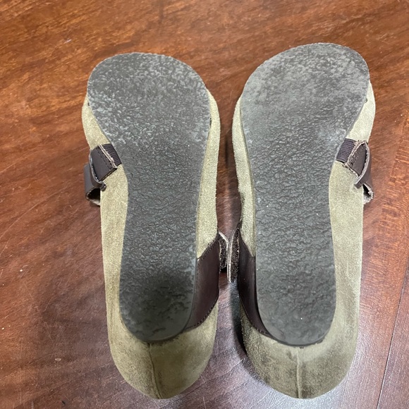 OTBT Salem leather mary Split Toe jane hidden wedge - Picture 7 of 9